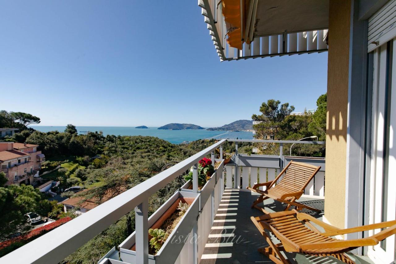 Vista Sul Blu ,Baia Blu, Lerici Apartment Luaran gambar